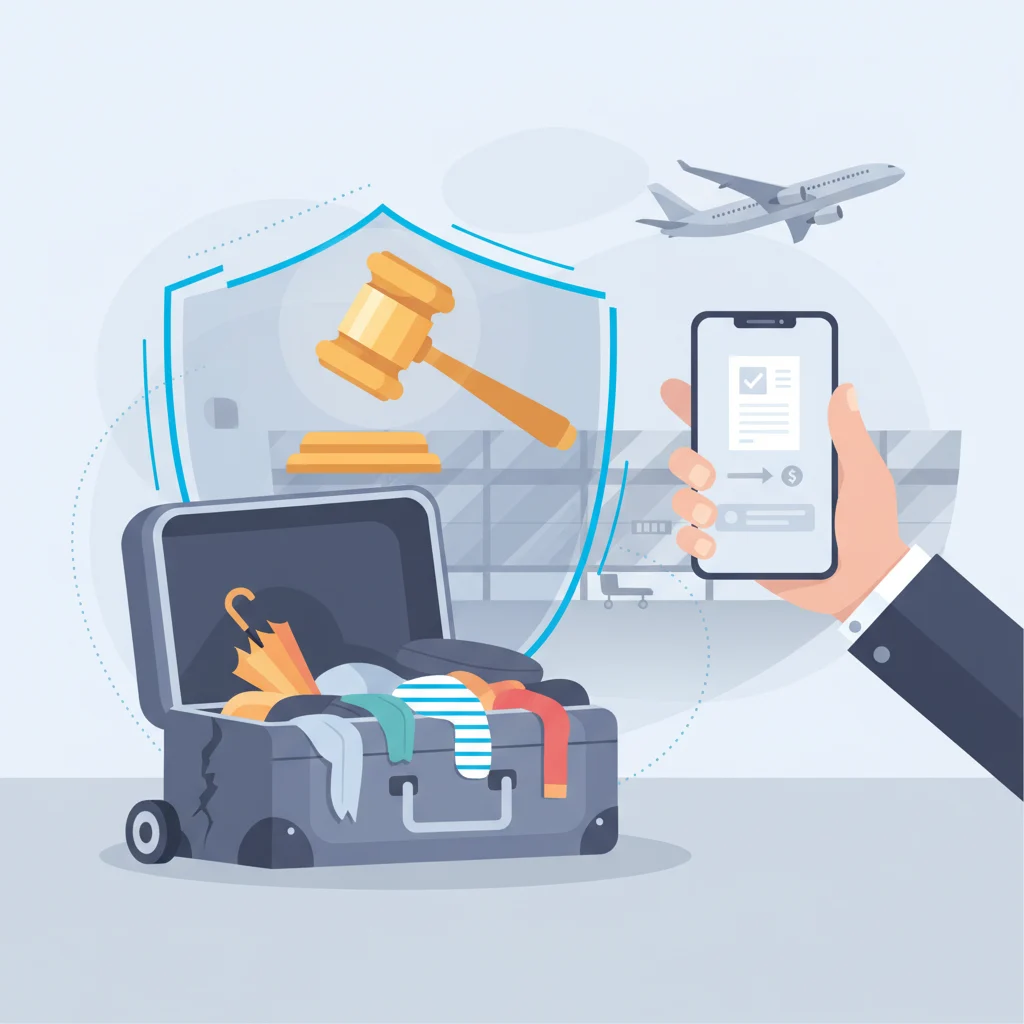 Legal Action For Damage Luggage